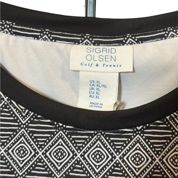 Sigrid Olsen Golf & Tennis Two-Piece Pleated Outfit – Geometric Print – XL (NWT) - Picture 4 of 7